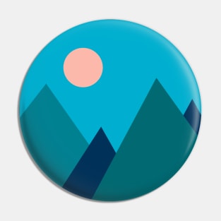 Abstract Landscape Pin