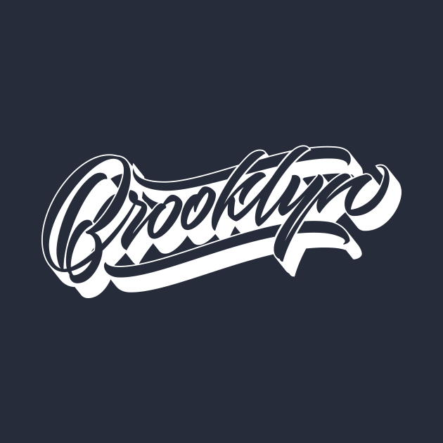 Brooklyn hand made original lettering by Already Original