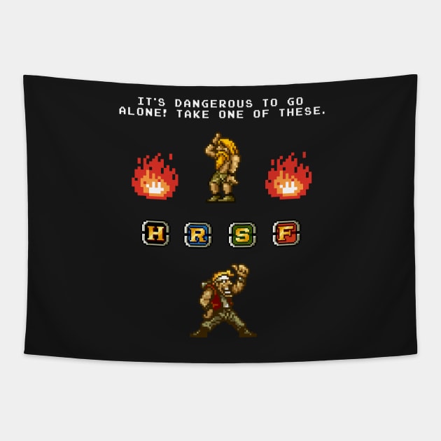 METAL SLUG IT'S DANGEROUS Tapestry by MadHorse