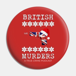 British Murders Christmas Pin