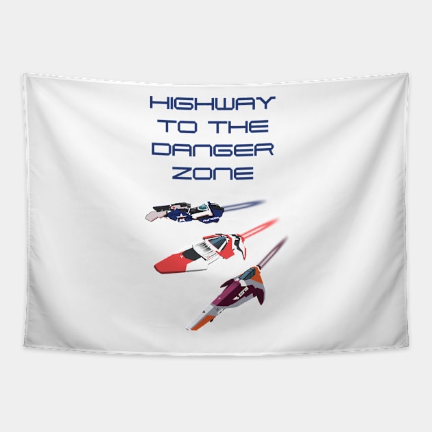 Wipeout to the Danger Zone Tapestry by jays2kings