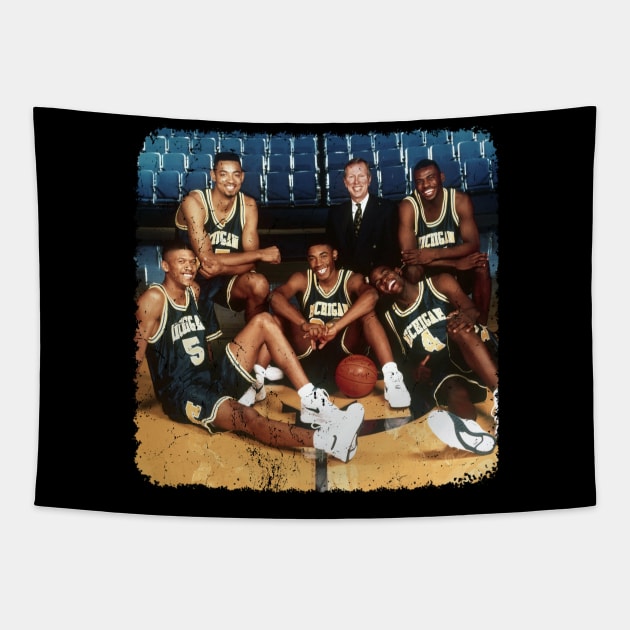 Fab 5 Vintage Tapestry by DulurPancing Arts