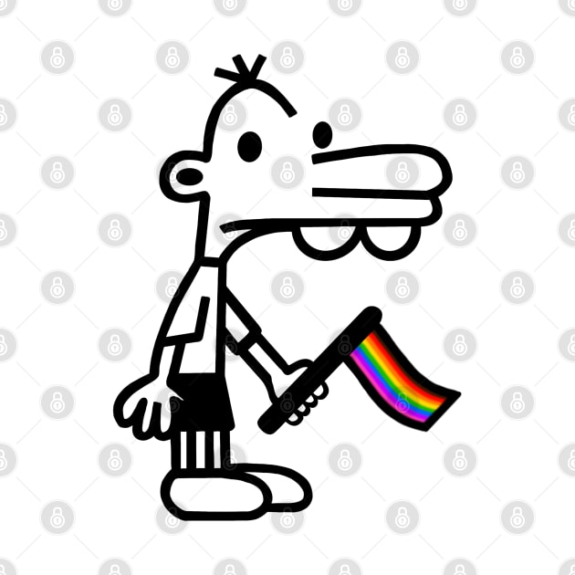 Manny Heffley Pride Flag by natashawilona