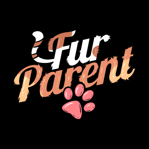 Logo Fur Parent With Cat Paw On Purrsday by SinBle