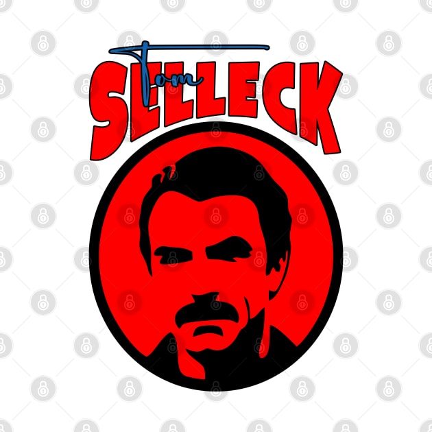 Tom Selleck Red Vintage by SmartLegion