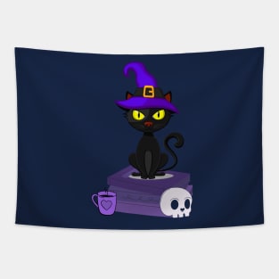 That's how cat enjoy Halloween Tapestry