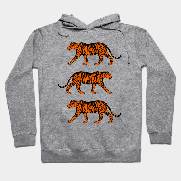 orange tiger hoodie