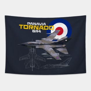 British Panavia Tornado GR4 (dark) Tapestry