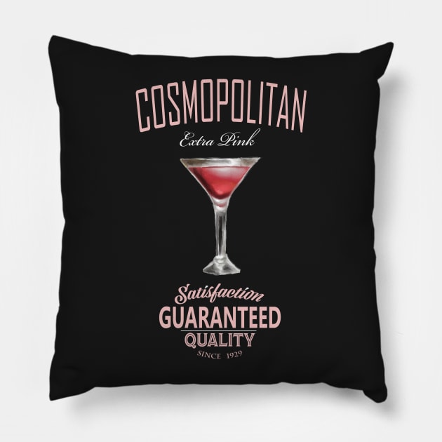 Pink Cosmo Pillow by PeggyNovak