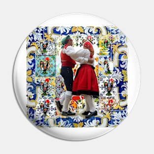 Portuguese Folk Dancing Pin