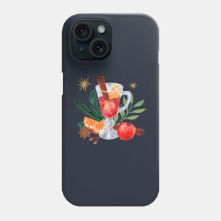 Mulled Wine Watercolor Phone Case