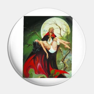 Dracula Retro Pin