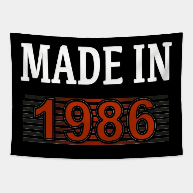 Made in 1986 Tapestry by Yous Sef