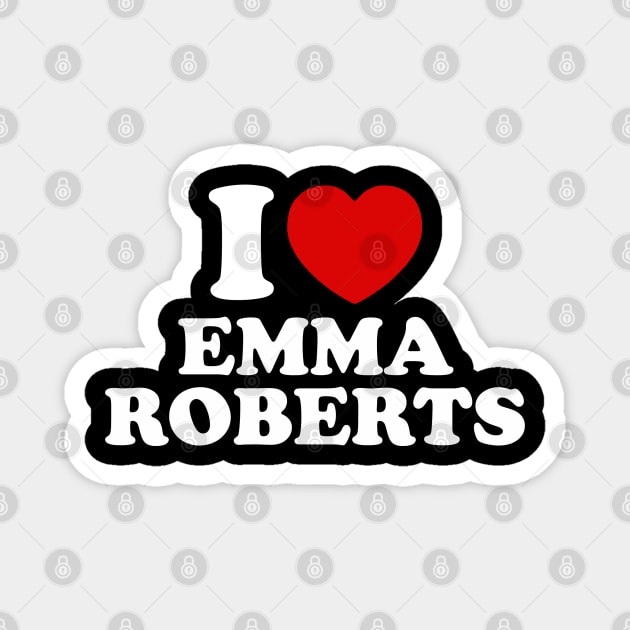 EMMA ROBERTS Magnet by sinluz