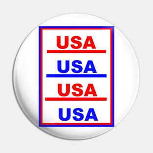 USA USA Pin