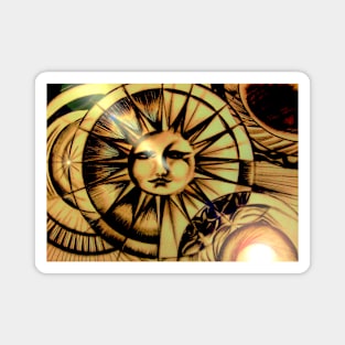 SUN MOON AND STARS Magnet