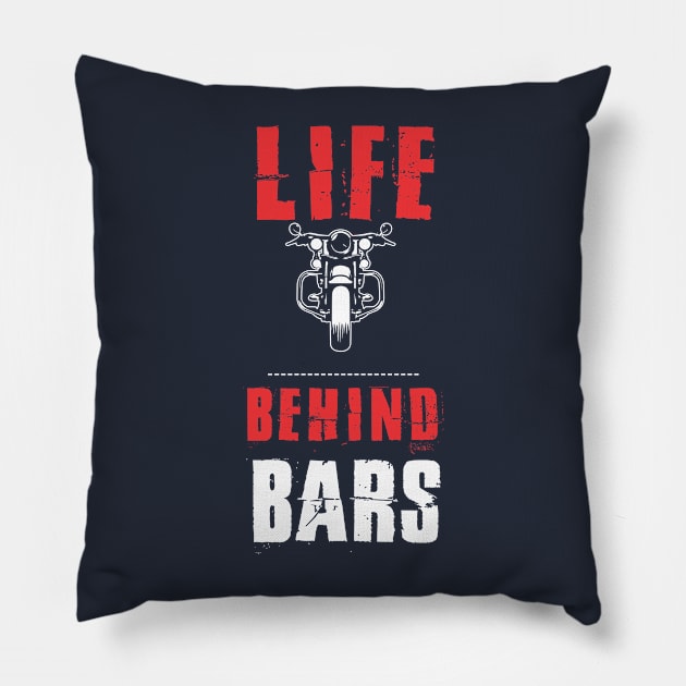 life behind bars Pillow by CreativeIkbar Prints