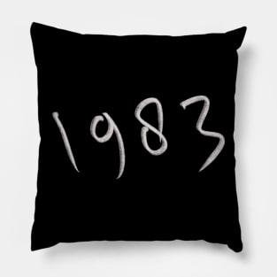 Hand Drawn 1983 Pillow