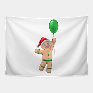 Gingerbread man Christmas Balloon Tapestry