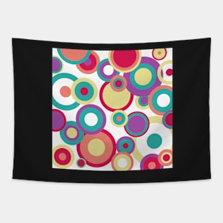 Colorful Circles Tapestry