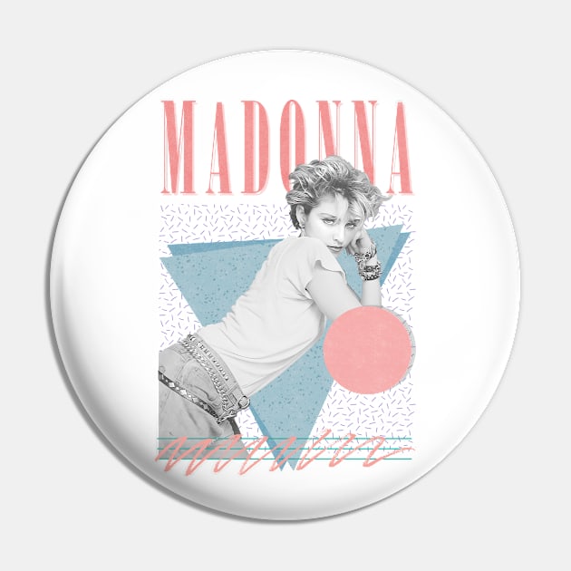 Madonna // Original 80s Vintage Style Design Pin by DankFutura