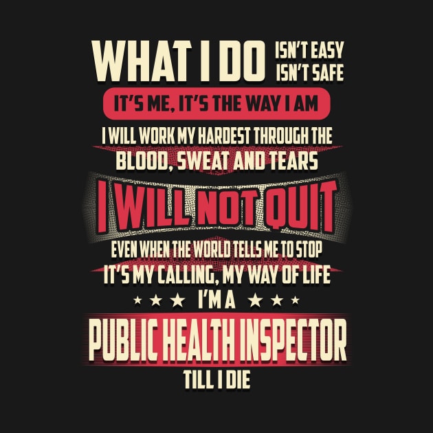 Public Health Inspector What i Do by Rento