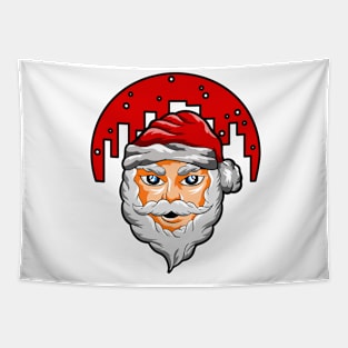 Santa Christmas Smiling Tapestry