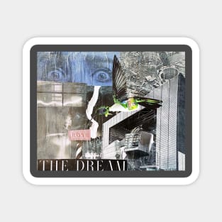 Hummingbird Dreamscape Collage Magnet