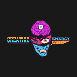 WEIRDO - Creative Energy Flo - Face - Full Color T-Shirt