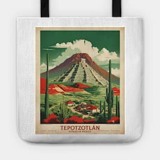 Tepotzotlan Estado de Mexico Vintage Tourism Travel Tote