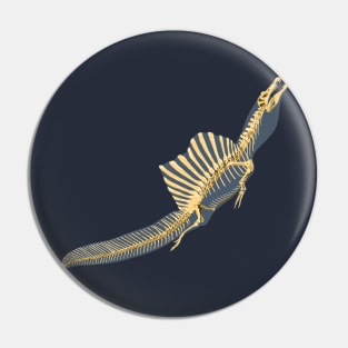 Spinosaurus Aegyptiacus (skeleton and silhouette surfacing) Pin