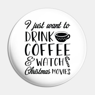 Coffee Christmas Movies Pin