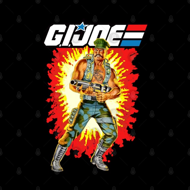 Gung Ho GI Joe toy art card by EnglishGent