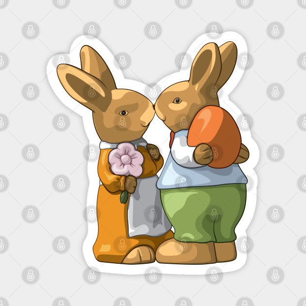 Kitchen Dining Bunny with Egg Magnet Home Living etna com pe