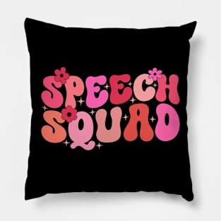 Groovy Speech Squad Pathologist Speech Language Therapy SLP Pillow