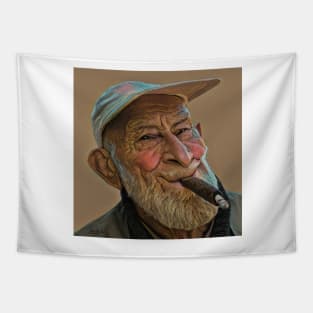 Got a Light?  Funny Face - Caricature Tapestry