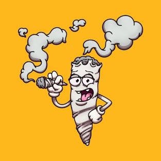 Marijuana Joint Character Smoking A joint T-Shirt