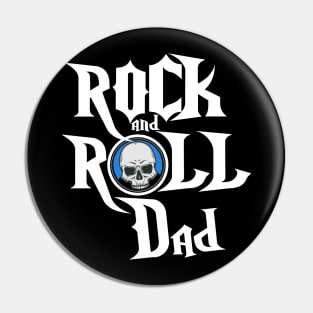 Rock and Roll Dad Pin