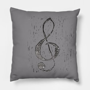 Treble Clef Pillow