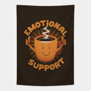 Emotional Support Coffee by Tobe Fonseca Tapestry