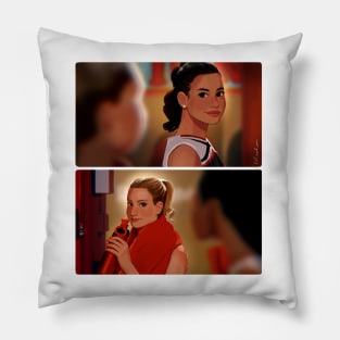 Santana and Brittany Pillow