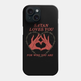 Satan Loves You - Double Sided Phone Case