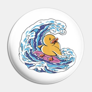 Duck Surfing Pin