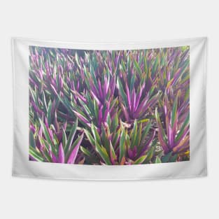 Purple and green leaves Tapestry