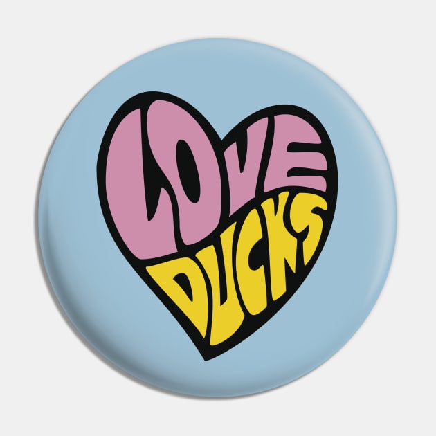 The Love Ducks Pin by Expandable Studios