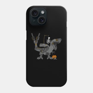 T-rex cyborg halloween design Phone Case