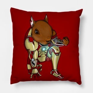 Iron Squirrel Pillow