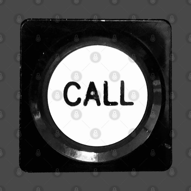 Retro Elevator Call Button, Press to Call by badlydrawnbabe