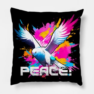 Dove of Peace - no war Pillow