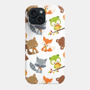 Woodland Animals, Forest Animals, Fall Animals Phone Case